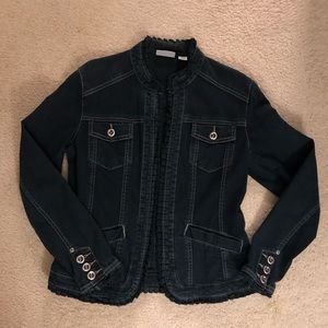 Blue Jean Chico’s Platinum Jacket